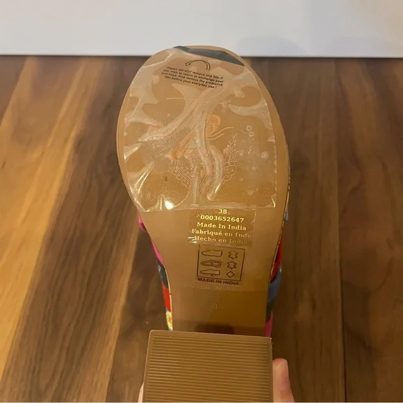 BNIB Free People FP Collection Lisbon Platform Mules - Picture 12 of 14